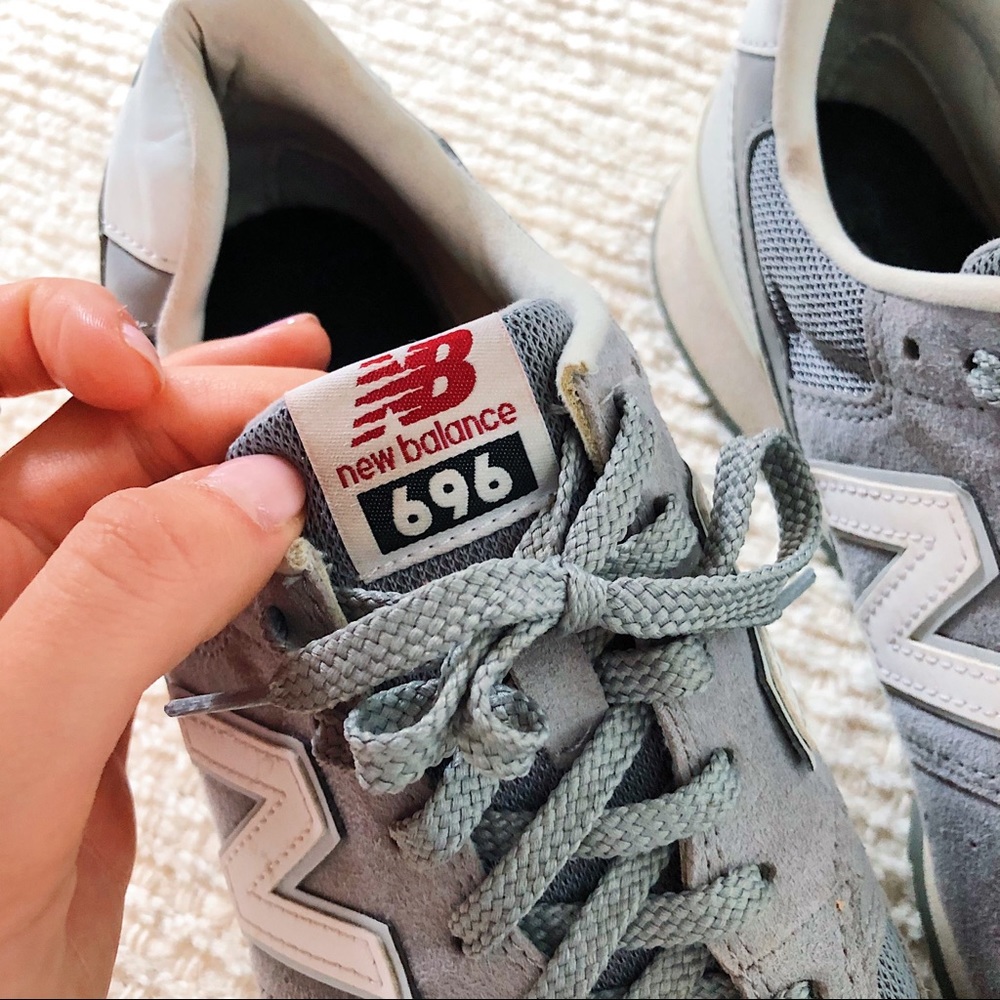 Grey New Balance 696 Size 9.5